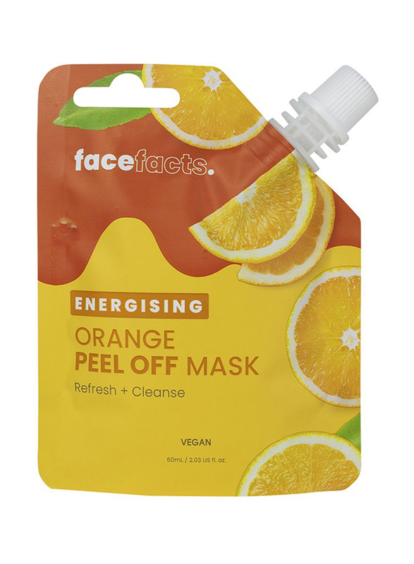 Face Facts Energising Orange Peel Off Mask, 60ml