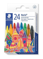 Staedtler Wax Crayons, 24 Pieces, Assorted