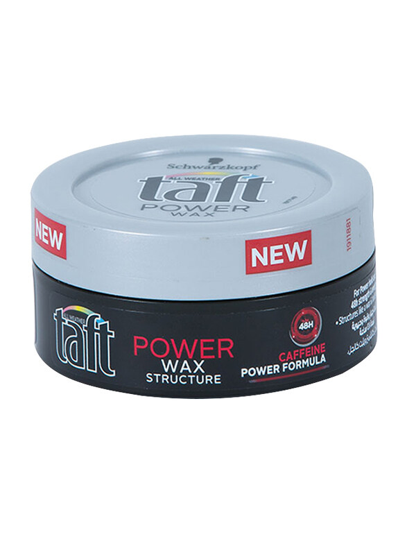 

Taft Power Hair Wax for Wet Or Dry Hair, 75 ml
