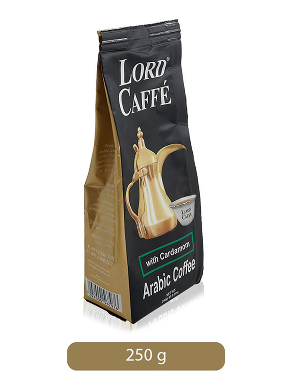 Lord Caffe Arabic Coffee with Cardamom, 250g