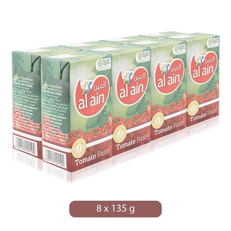 Al Ain Tomato Paste - 8 x 135 g