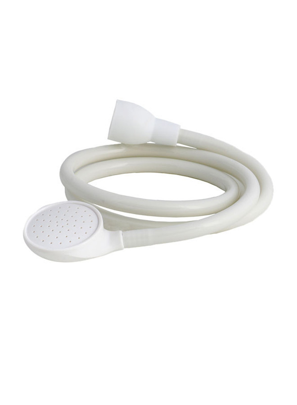 Verkk 13MM Portable Shower Set With Easy Tap Connector Pvc Hose, White