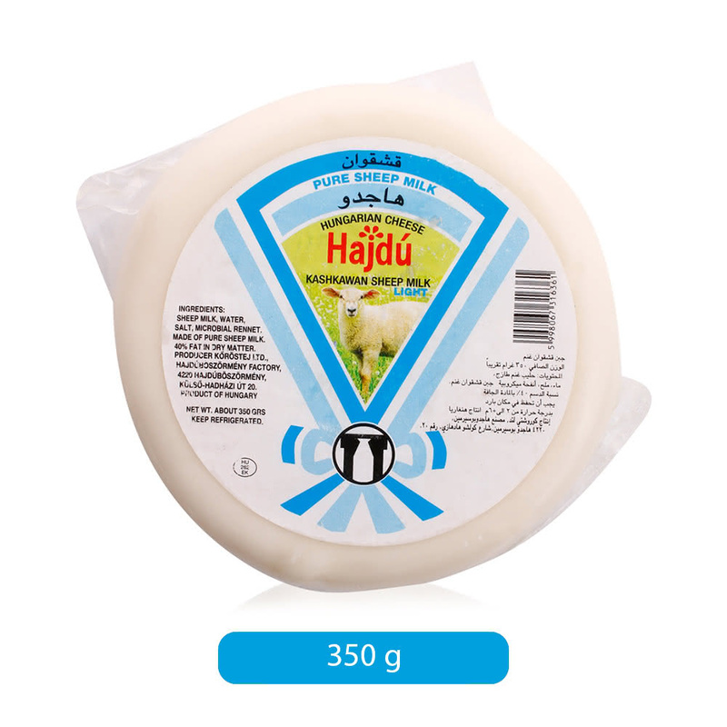 Hajdu Pure Sheep Milk Kashkawan Cheese, 350 grams