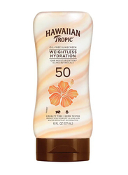 Hawaiian Tropic Oil Free Sun Screen Weightless Hydration SPF50, 177ml