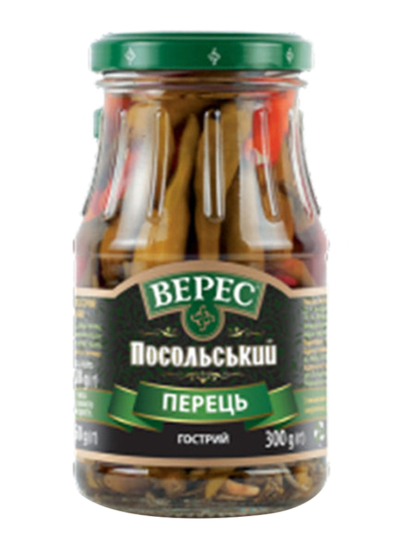 Veres Pickled Hot Peppers, 300g