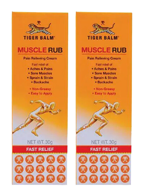 

Tiger Balm Muscle Rub, 2 x 30g
