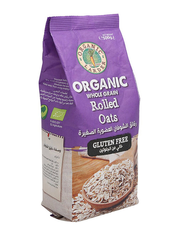 

Organic Larder Whole Grain Rolled Oats - 500 g