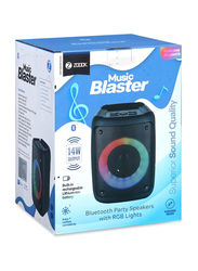 Zoook Music Blaster Portable Bluetooth Speaker, Black