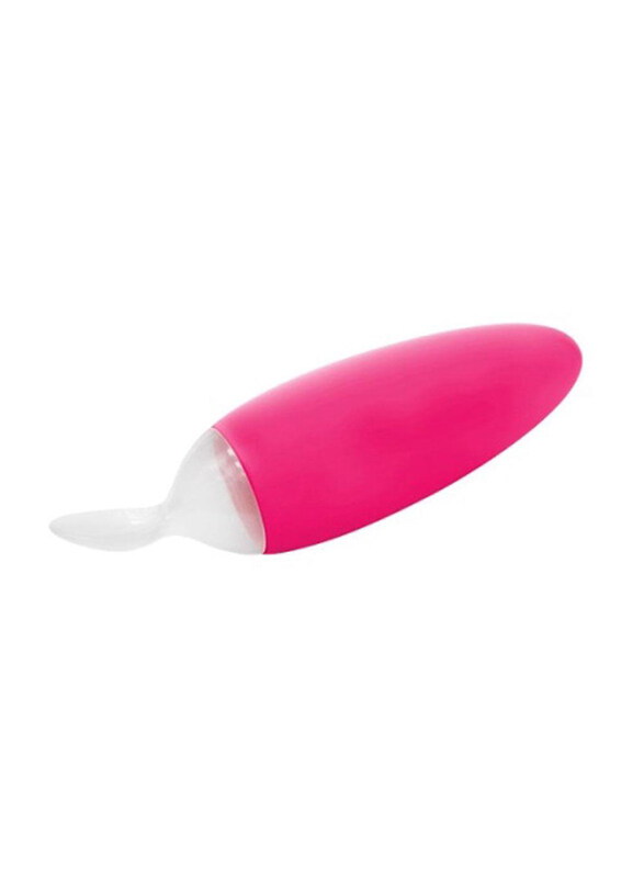 

Boon Squirt Baby Food Dispensing Feeding Spoon, Pink