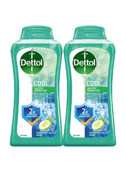 Dettol Hydra Cool Antibacterial Bodywash, 2 x 250ml