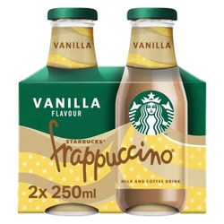 Starbucks Frappuccino Vanilla Flavour Lowfat Coffee Drink
