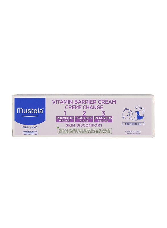 Mustela Baby 1 2 3 Vitamin Barrier Cream - 50 ml
