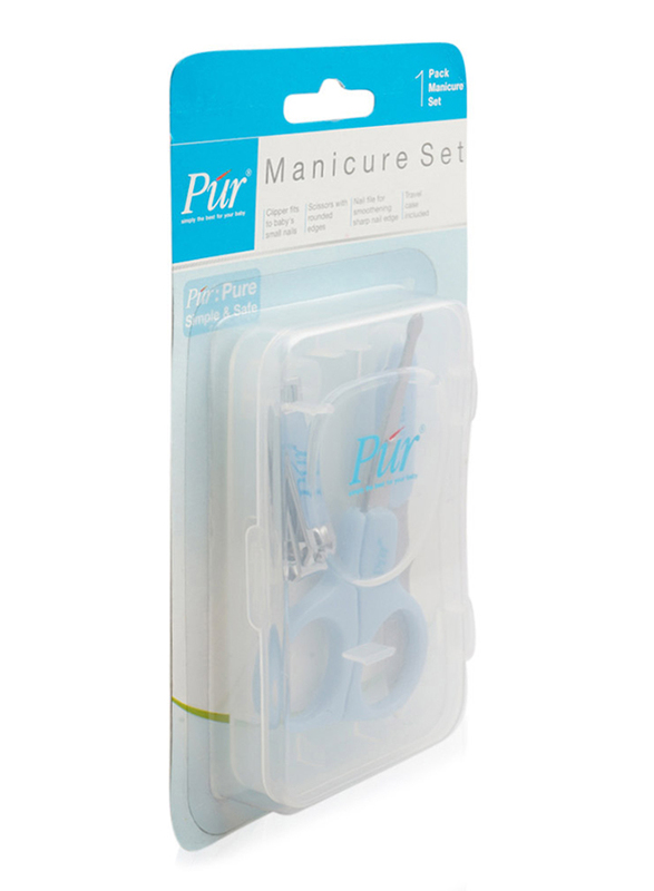 Pur Manicure Set for Babies, Blue