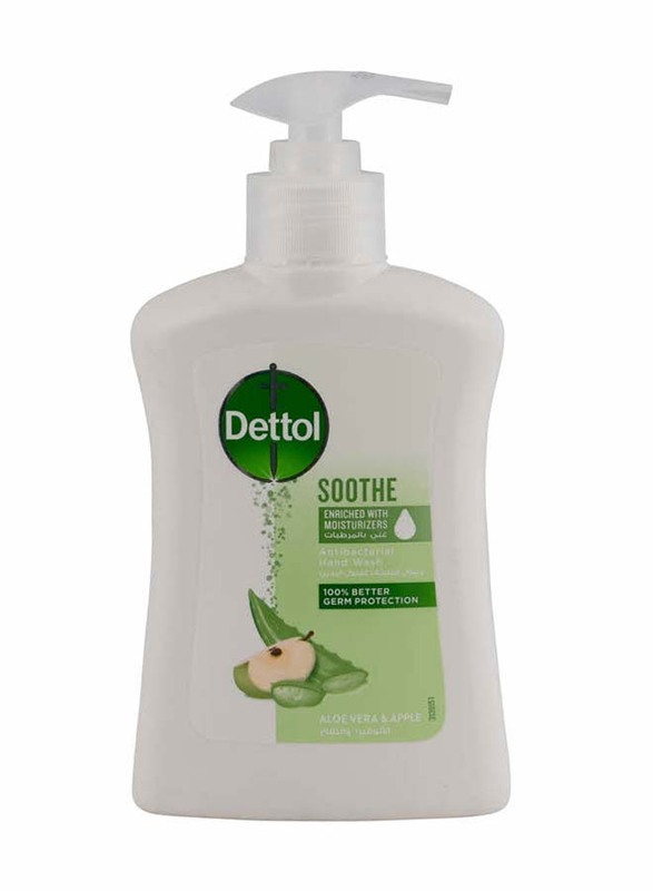 Dettol Soothe Aloe Vera & Apple Liquid Hand Wash, 200ml