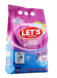 Let's Clean Purple Rose Detergent Powder, 1.5Kg