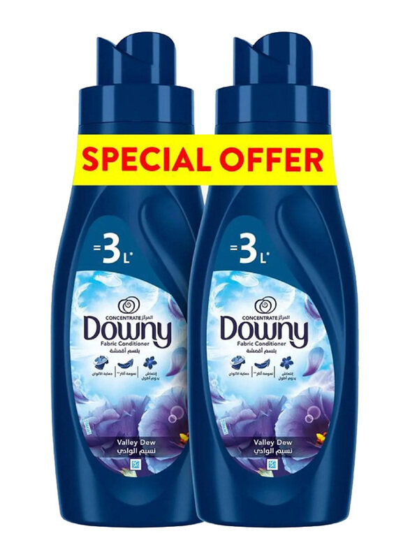 

Downy Valley Dew Concentrate Fabric Conditioner, 2 x 1L
