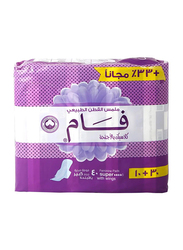 Fam Maxi Classic Wings Sanitary Pads, 3 x 40 Pieces