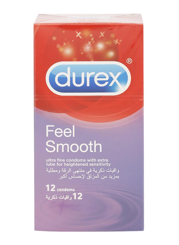 Durex Feel Smooth Condoms - 12 Pieces