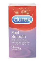 Durex Feel Smooth Condoms - 12 Pieces