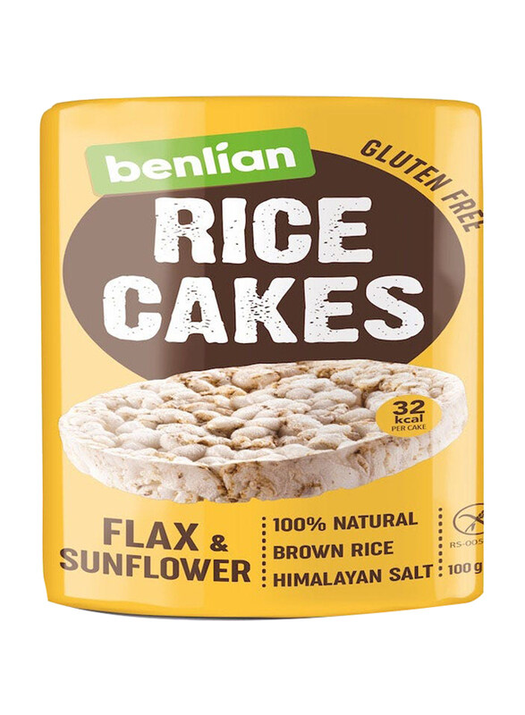 

Benlian Rice Cakes Flax & Sunflower, 100g
