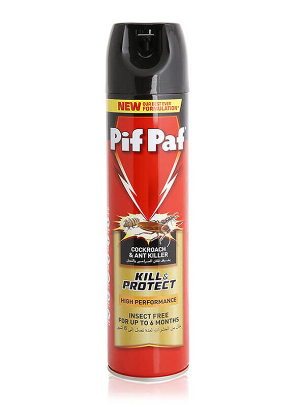 

Pif Paf Kill Plus Protect Cockroach & Ant Killer, 400 ml