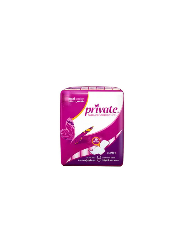 Sanitary Pads Private Extra Thin Super 8 Pads