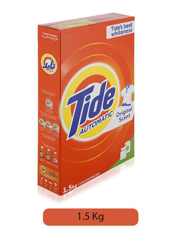 Tide Automatic Original Scent Laundry Powder Detergent, 1.5 kg