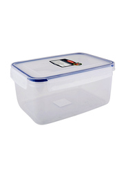 Komax Biokips Rectangular Food Container, 2.4 Litres, Clear