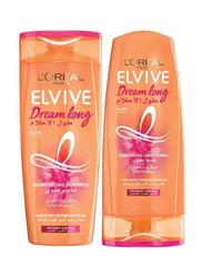Elvive Promo Pack Dream Long Shampoo +Conditioner Assorted, 2 x 400ml