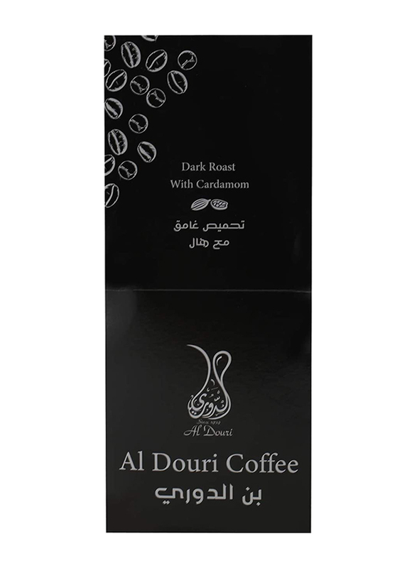 Al Douri Dark Roast with Cardamom Coffee, 10 Pieces, 100g