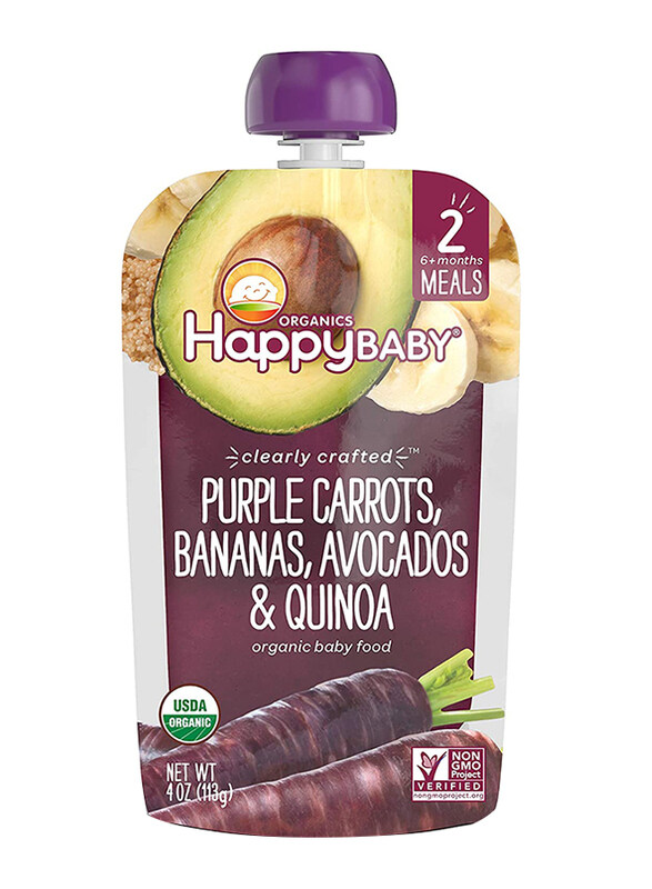 

Happy Baby Purple Carrots & Quinoa Organic Baby Food, 113g