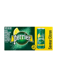 Perrier Citron Sparkling Water - 10 x 250ml