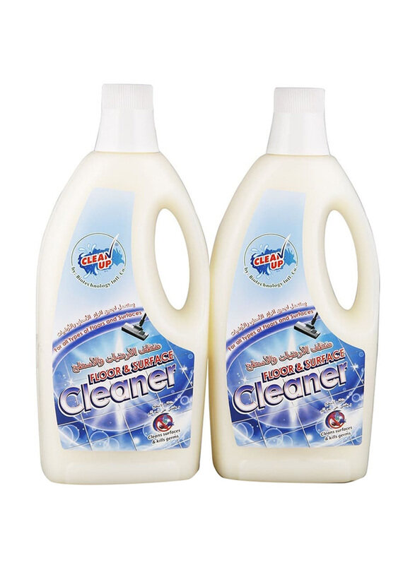 Clean Up Floor and Surface Cleaner, 2 x 1L