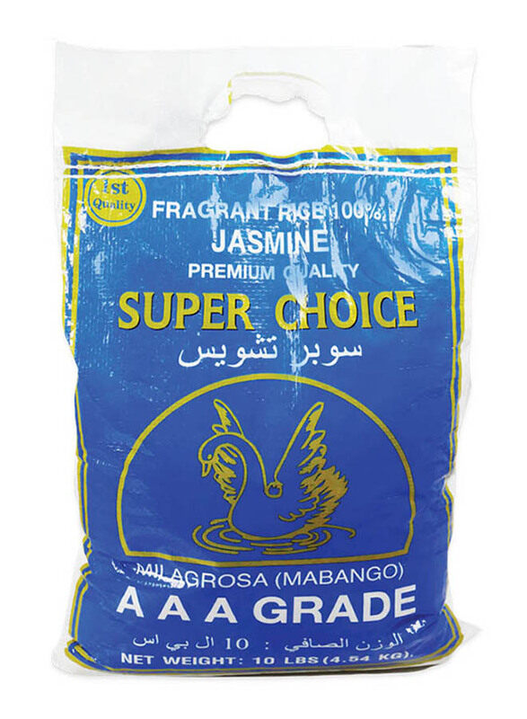 

Super Choice Fragrant Jasmine Rice, 4.54 Kg