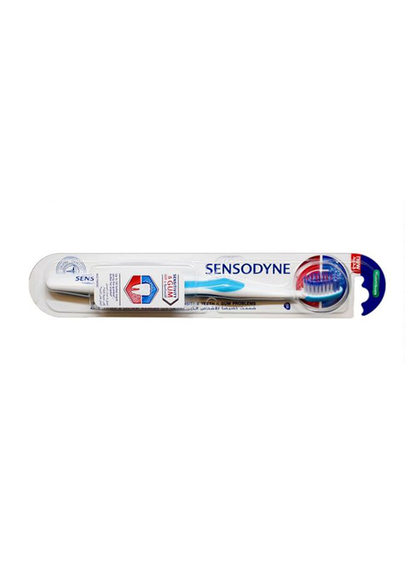 Sensodyne Sensitivity and Gum Toothbrush, White/Blue, Medium