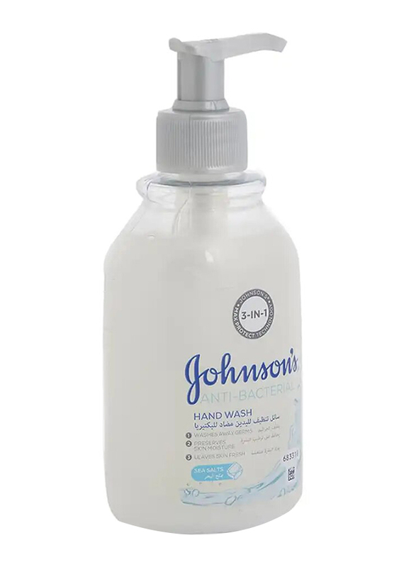 Johnson's Sea Salts 3 in 1 Hand Wash Anti-Bacterial, 300 ml