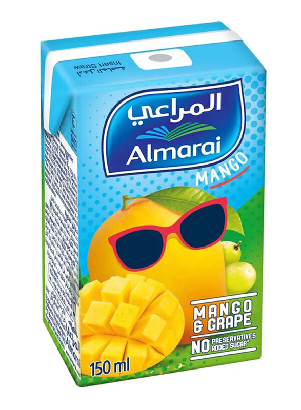 Almarai Mango & Grape Juice, 6 x 150 ml
