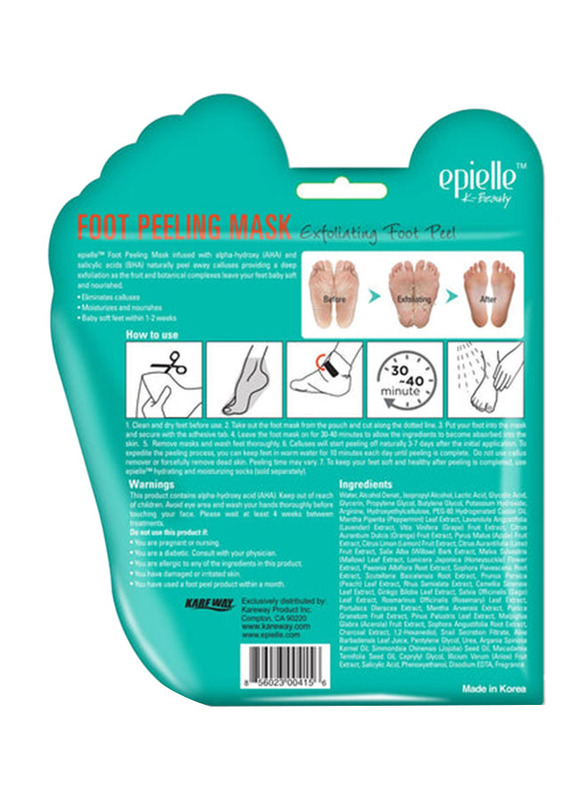 Epielle Foot Peeling Mask, 1 Pair