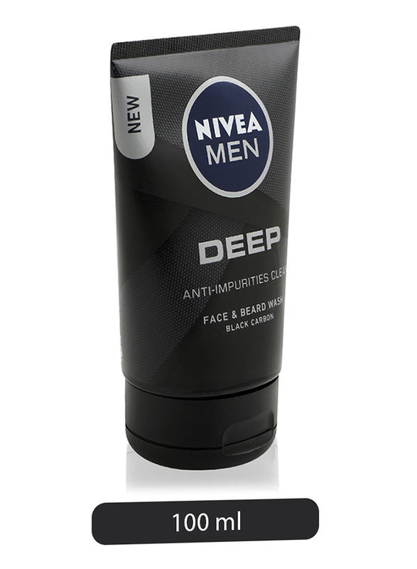 Nivea Deep Face Wash for Men, 100ml