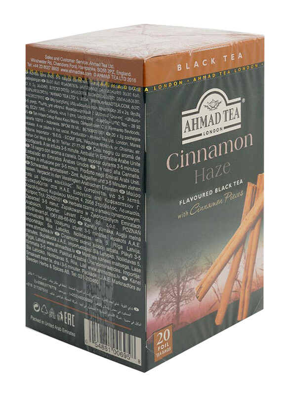 

Ahmad Tea Cinnamon Haze Tea Flavored Black Tea, 20 Bags