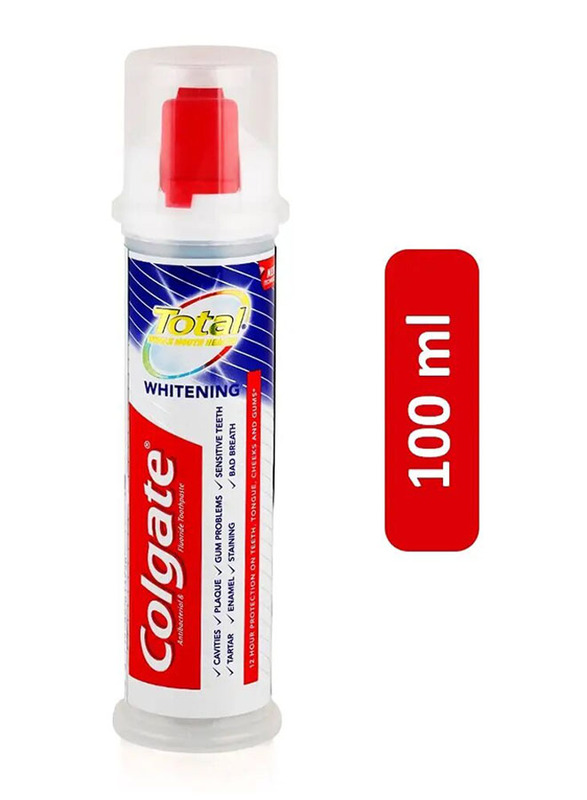 Colgate Total Advanced Teeth Whitening Toothpaste Pump - 100ml