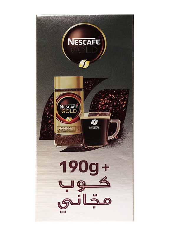 Nescafe Gold Rich Aroma & Smooth Taste Coffee Powder, 190g