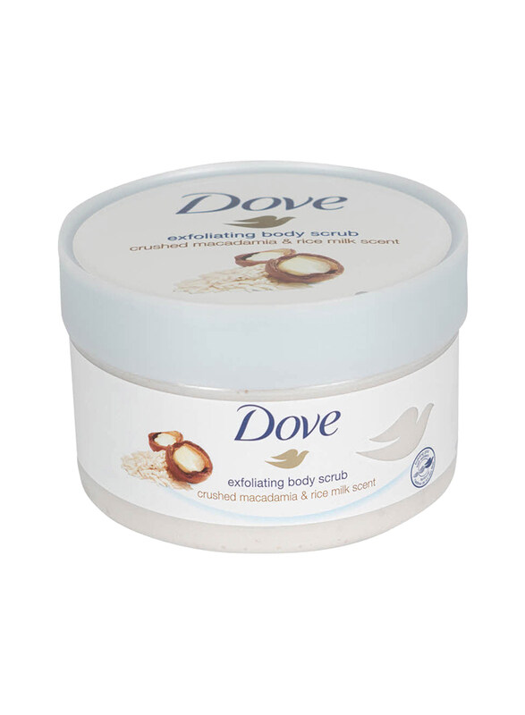 

Dove Exfoliating Body Scrub with Macadamia and Rice Milk - 225 ml