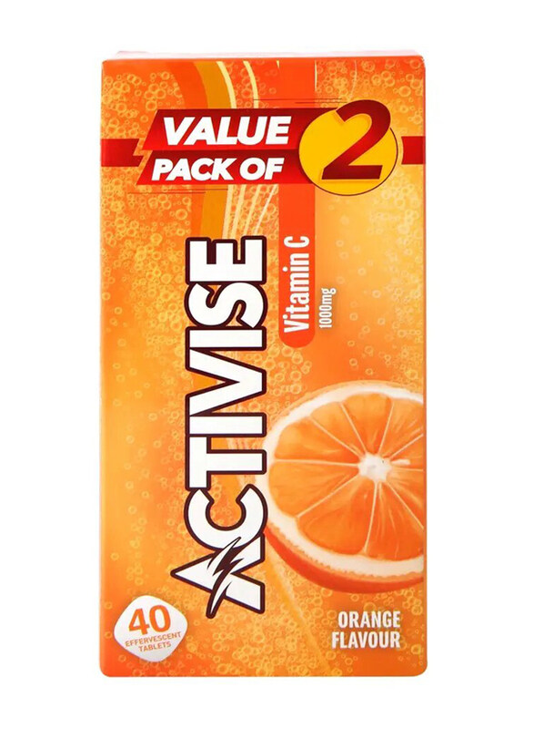 

Activise Orange Flavour Vitamin C, 40 Tablets