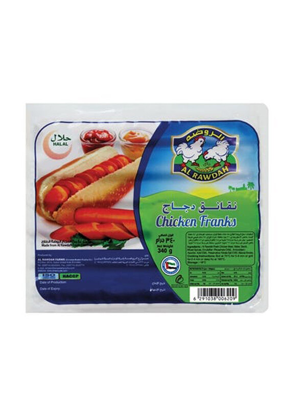 

Al Rawdah Chicken Franks, 340g