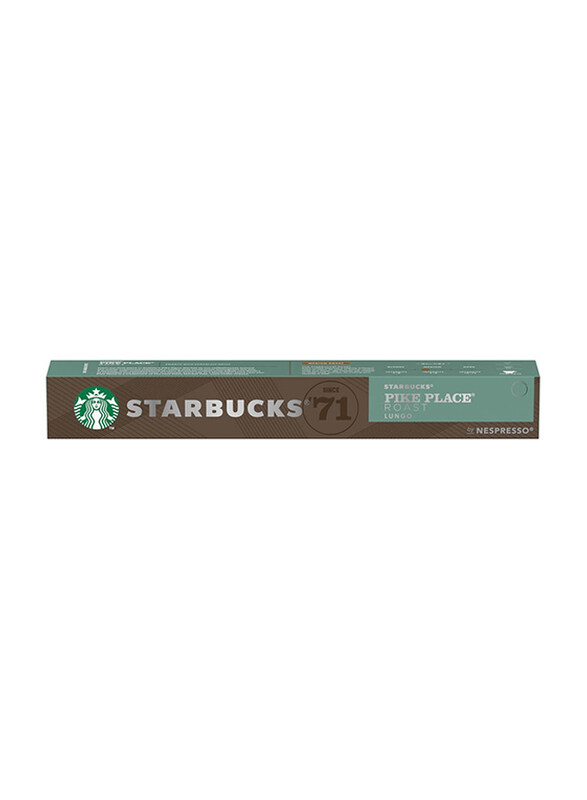 

Starbucks Pike Place Roast by NESPRESSO Medium Roast Coffee Capsules, 10 x 53g