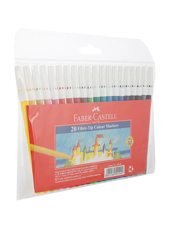 Faber-Castell Multipurpose Sketch Pens - 20 Pieces