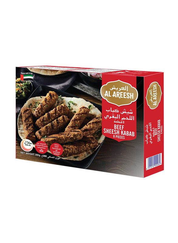 

Al Areesh Beef Sheesh Kabab, 280g