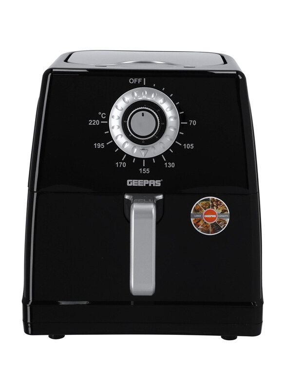 

Geepas 8L Air Fryer, 1700W, GAF37520, Black