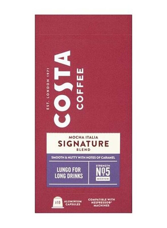 

Costa Coffee Mocha Italia Signature Blend Coffee, 10 Capsules